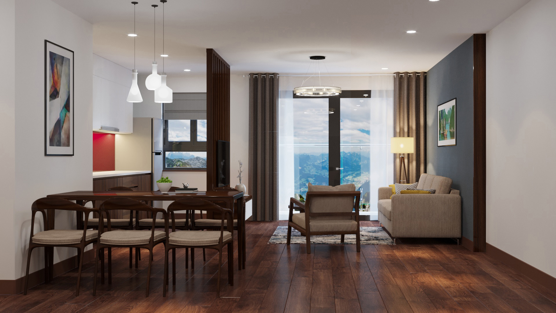 Căn 3 ngủ đặc biệt chỉ có tại RAMADA HẠ LONG BAY VIEW, tầm nhìn ôm trọn con rồng Hạ Long trên tầng 17.